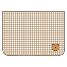 花太太 磁吸式汽車遮陽簾, 棕色小熊, 1個