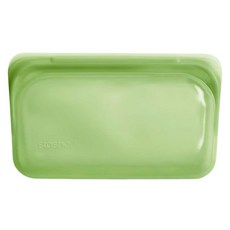 Stasher 長形矽膠密封袋 耐熱安全無毒 居家戶外旅行好幫手 綠色, 1個