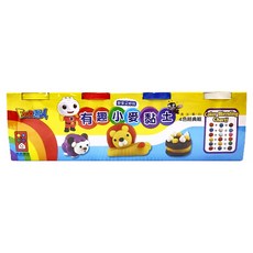 FOOD超人 有趣小麥黏土經典組 黏土組, 黃色 + 紅色 + 藍色 + 白色, 1組