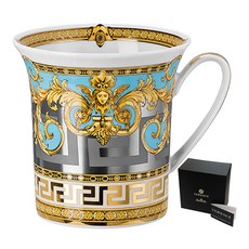 VERSACE 凡賽斯 Prestige Galala藍色馬克杯, 單色, 1個