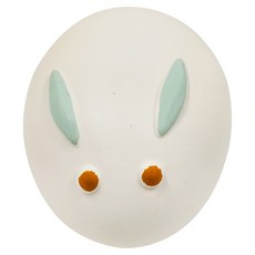 Petio 派地奧 狗狗日式點心發聲乳膠玩具 - 小兔饅頭, 小兔饅頭 白色, 1個