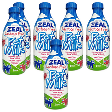 ZEAL 紐西蘭犬貓專用鮮乳 不含乳糖, 1L, 6瓶