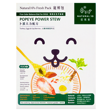 NATURAL 10 自然食 寵鮮包 卜派大力配方 五色均衡寵物食品, 150g, 1包
