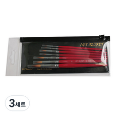 Art Secret 藝術家的秘密 7支組水彩壓克力畫筆套組 102 R, 7種, 3套