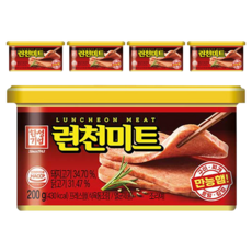 한성기업 런천미트, 200g, 5개