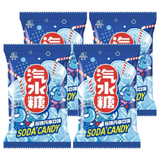 MORINAGA 森永 汽水糖, 彈珠汽水口味, 23g, 4包
