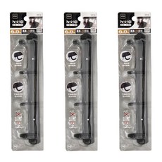 UdiLife 16 hold掛 J型4勾掛架 霧黑色 免釘壁掛 承重3公斤 多用途收納, 3入