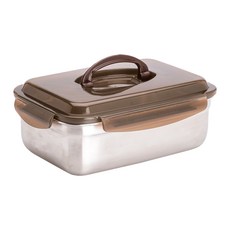 cook power 鍋寶 316不鏽鋼提把保鮮盒, 1 個容器 + 1 個蓋子, 1個