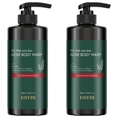 앙방 티트리 약산성 아하 바하 아크네 바디워시, 600ml, 2개