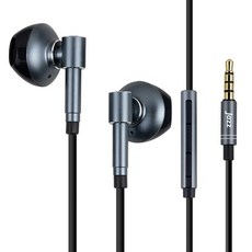 INTOPIC 廣鼎 開放式鋁合金耳機 Hi-Fi優質音源晶片 附贈Type-C音源轉接線 皮質收納袋, JAZZ-C123, 鐵灰色, 1條