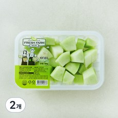 프레쉬팜 달콤 허니듀메론, 850g, 2개