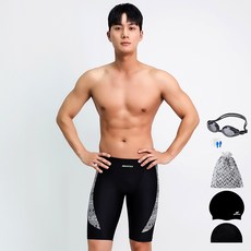 아쿠아티카 남성 5부 사각 수영복 BBF12 일반용 6종 세트