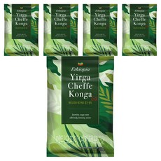 대구농산 에티오피아 예가체프 콩가 G2 생두, 500g, 5개