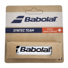 BABOLAT Syntec Team Feel 緩衝握把布 670065, 1個, 白色
