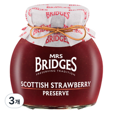미세스브릿지 스카티쉬 스트로베리 프리저브, 340g, 3개