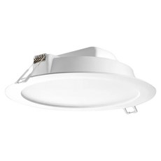 旭光 LED 全塑漢堡燈 嵌孔14.5cm 直徑180 x 44mm 黃色, 1個