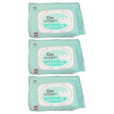 les enphants 麗嬰房 嬰兒柔護濕巾 80抽, 3包, 1袋