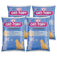 Cat Tory 凝結型膨潤土貓砂, 5L, 4包, 無香