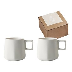 시라쿠스 네이처 머그 300ml, 화이트, 2개