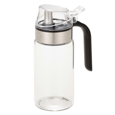 CB JAPAN atomico 耐熱玻璃油瓶 M 油罐 調味罐 醬油瓶 醋瓶, 1個, 300ml