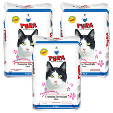 PURA 普拉 優質超凝結大地礦砂 嬰兒香 Clumping Moonlight Ultra, 3包, 4kg