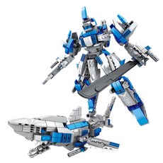 woma 藍鯊機器人 樂高相容積木 486pcs, C0411