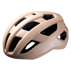 GIANT 捷安特 MERCURY 輕量安全帽 美國POLYSOURCE超輕量材料 前方更寬的通氣孔, 適用頭圍55~62cm, 奶茶棕, 1個