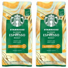 STARBUCKS 星巴克 黃金烘焙咖啡, 無研磨咖啡豆, 200g, 2包