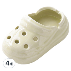 데일리온 깔끔한 재떨이 스몰, 크림, 4개