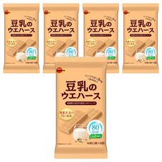 BOURBON 北日本 豆乳威化夾心餅, 112.8g, 5袋