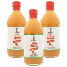 일토리오네 유기농 사과식초, 500ml, 3개