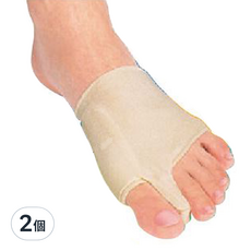 山進 拇指外翻護套 腳指間緩衝墊片1塊 日本製 H0200 左腳用, 2個