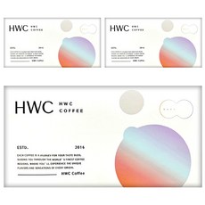 HWC 黑沃咖啡 馬卡龍系列 咖啡掛耳禮盒, 貝瑞斯塔口味 10g 10包 + 倫巴口味 10g 10包, 3盒