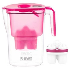 BWT 德國倍世 樂樂濾水壺 鎂離子 Set, VIDA 2.6L 歐洲原裝進口, 夢幻粉, 1組