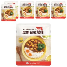 MOS BURGER 摩斯 日式咖哩 牛肉, 200g, 6包