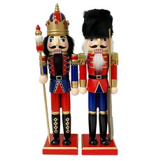 Ermore 胡桃鉗雕像2件組, 皇家衛兵A + 皇家衛兵B