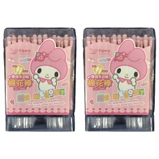 幸福物語 雙頭棉花棒 美樂蒂, 200支, 2盒