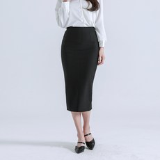 Gembling OL風H線後開衩彈性長裙