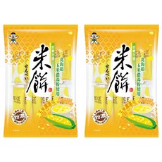 旺家 米餅 玉米濃湯味 68g (獨立包裝 酥脆口感 香甜濃郁), 2袋
