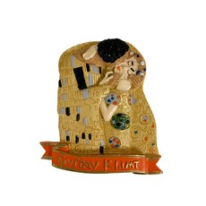 名畫冰箱磁鐵 克林姆的吻, 混色