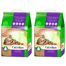 Cat's Best 無塵凝結木屑砂 紫標, 無塵, 10kg, 2包