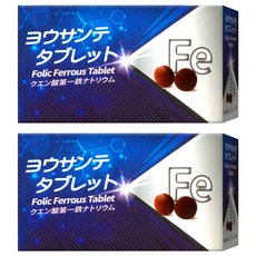 樂鐵寧 素食錠, 葉酸亞鐵錠, 30顆, 12.36g, 2盒