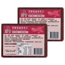 蔗會 黑糖蔓越莓寒天, 300g, 2個, 1個裝