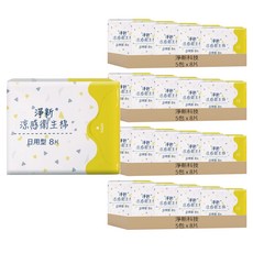 淨新科技 涼感衛生棉, 日用型(24cm), 8片, 20包