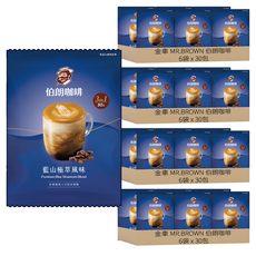 金車 MR.BROWN 伯朗咖啡 三合一伯朗咖啡 藍山極萃風味, 15g, 30包, 24袋
