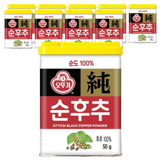 오뚜기 순후추, 50g, 10개