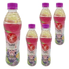 oishi 綠茶飲料 巨峰葡萄, 400ml, 5個