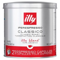 illy 意利咖啡 咖啡膠囊 中烘培 紅, 6.7g, 21顆, 1罐