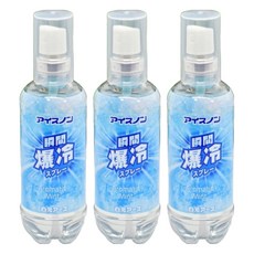 Hakugen Earth 白元 ICE NON 衣物涼感香氛噴霧 隨身瓶 薄荷香, 3個, 70ml