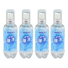 Hakugen Earth 白元 ICE NON 衣物涼感香氛噴霧 隨身瓶 薄荷香, 4個, 70ml